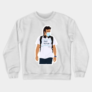 Fernando Alonso arriving at the 2021 Qatar GP Crewneck Sweatshirt